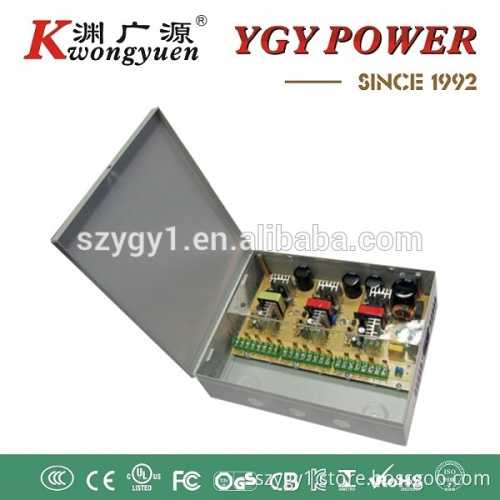 metal case Ouput 12V15A-12CH open frame box power supply for CCTV camera
